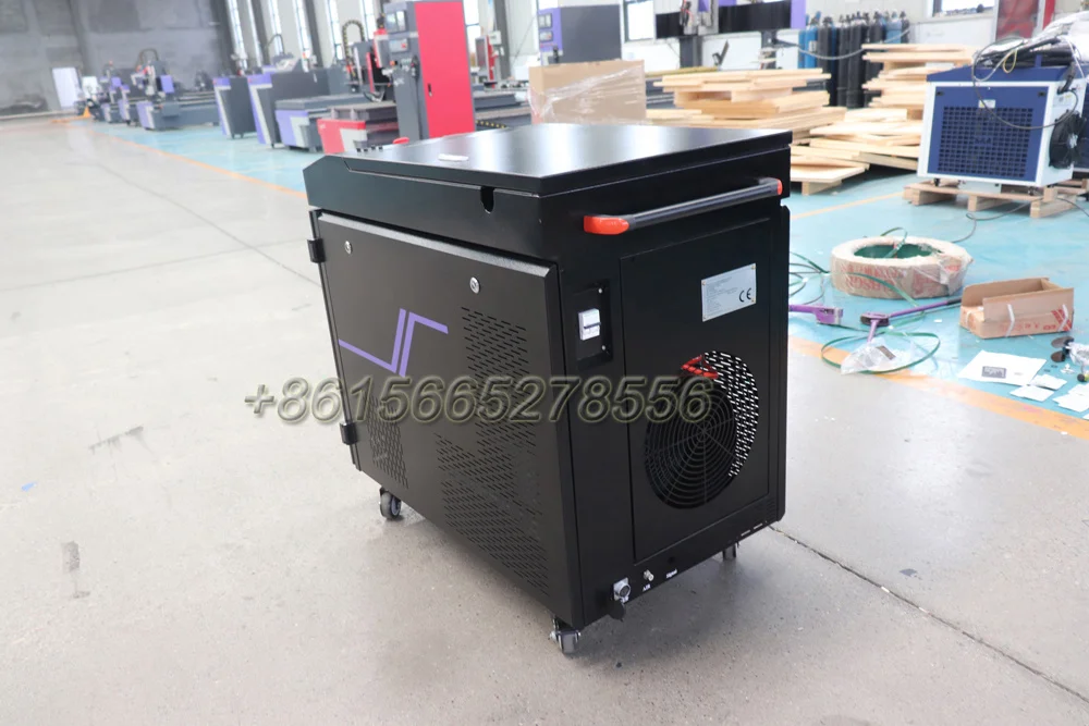 AccTek Water Cool Pulse 300 Вт волоконный лазер для очистки автомобильных деталей, удаление ржавчины, импульсный лазерный очиститель, сварочный резак для удаления краски