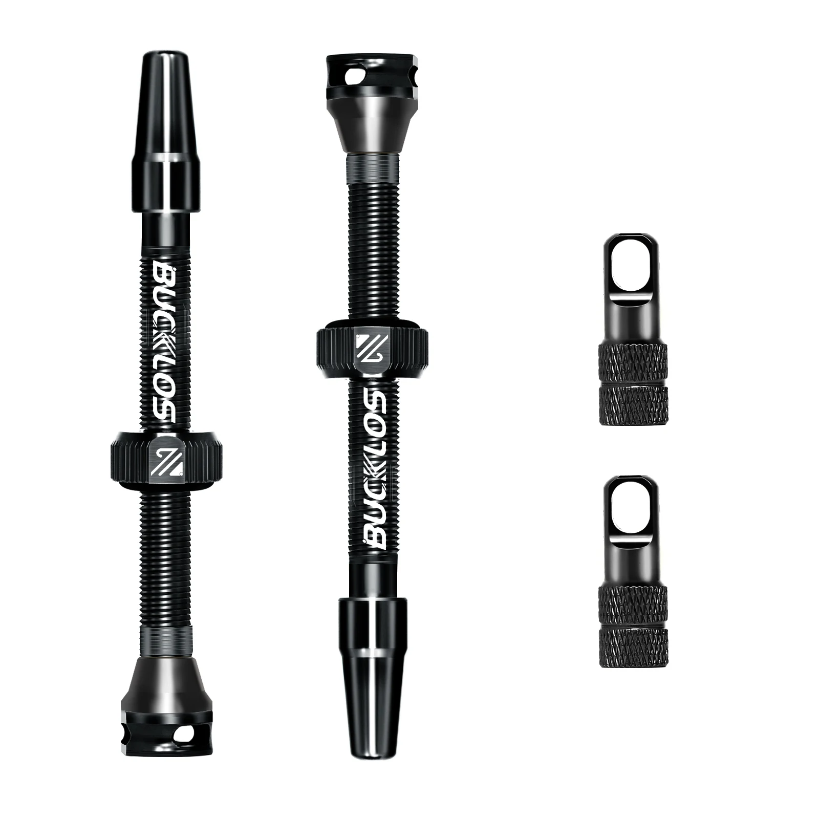 BUCKLOS Fahrrad Tubeless Ventil 40/44/55/60/80/100 MM Fahrrad Ventil Kappe Fahrrad Ventile Adapter F/V Zu A/V Rennrad Presta Ventile