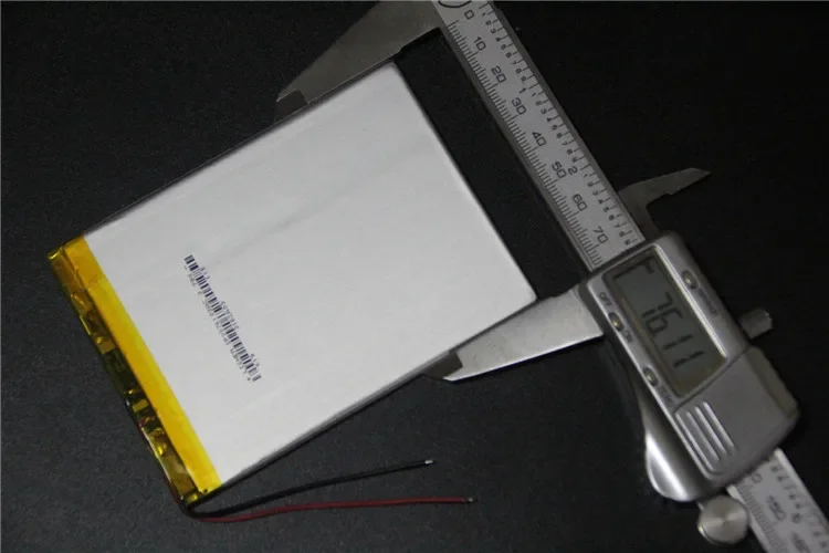 ليس 3.7 فولت 4076103   بطارية بوليمر P75A كابل Lixin S16 الكمبيوتر اللوحي لخلية ليثيوم أيون VX545HD P76TI القابلة لإعادة الشحن