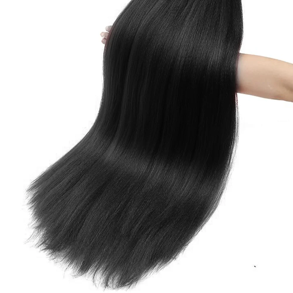 Extensiones de cabello trenzado ombré sintético, trenzas fáciles de estirar, púrpura, marrón, rojo, Afro Jumbo, 26 ", 90g por unidad