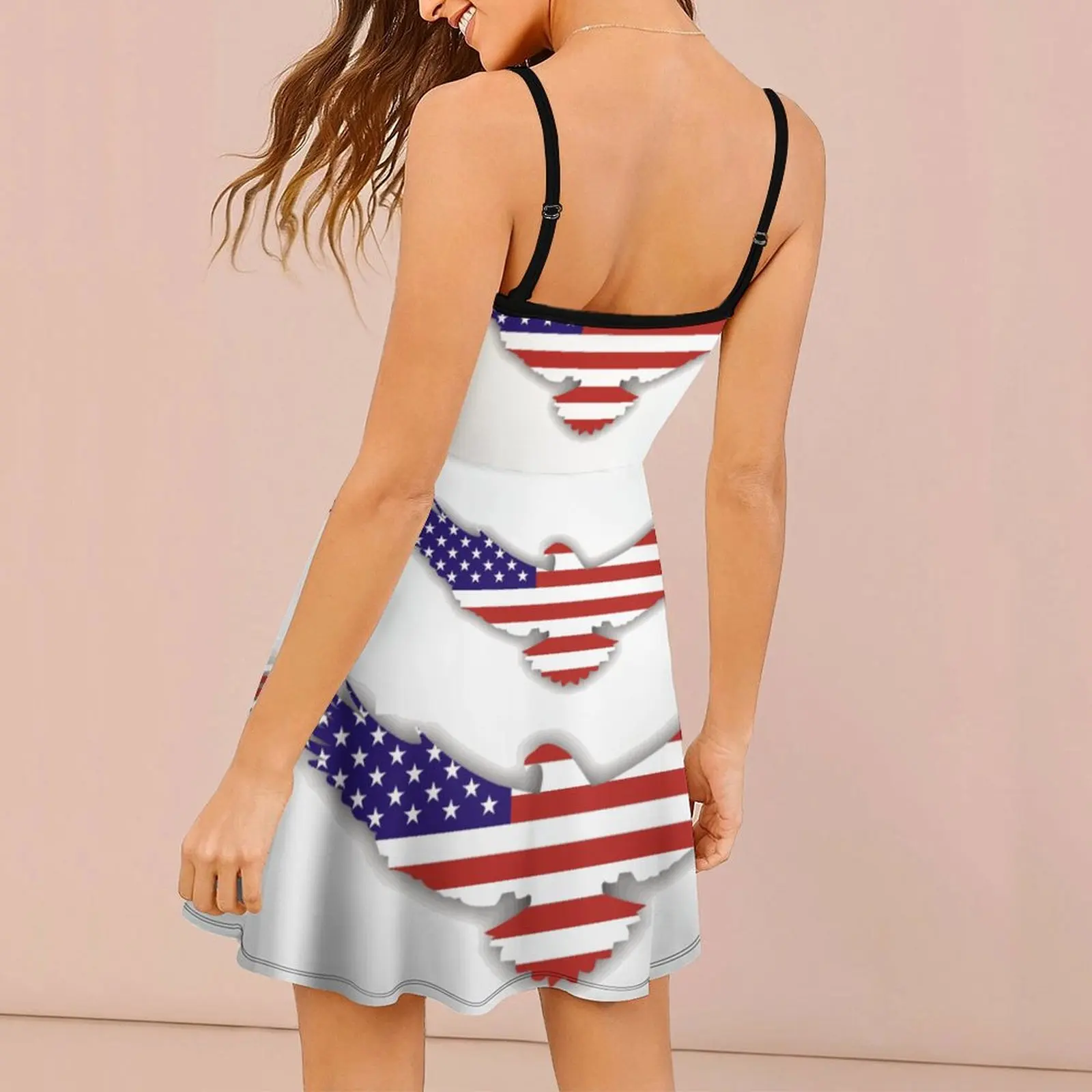 USA Feel on Eagle-Robe à bretelles pour femmes, robe sexy pour femmes, robes de cocktail cool, offre spéciale