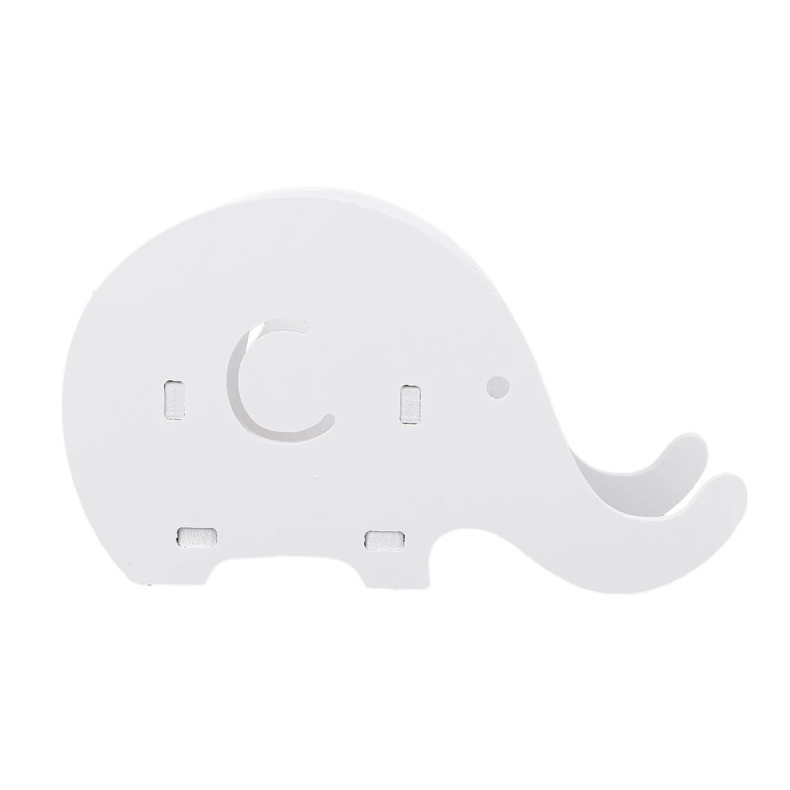 

1pc Multifunctional Elephant Pen Holder Wooden Organizer Cartoon Phone Stand Decor Storage Sundries Home Accessory