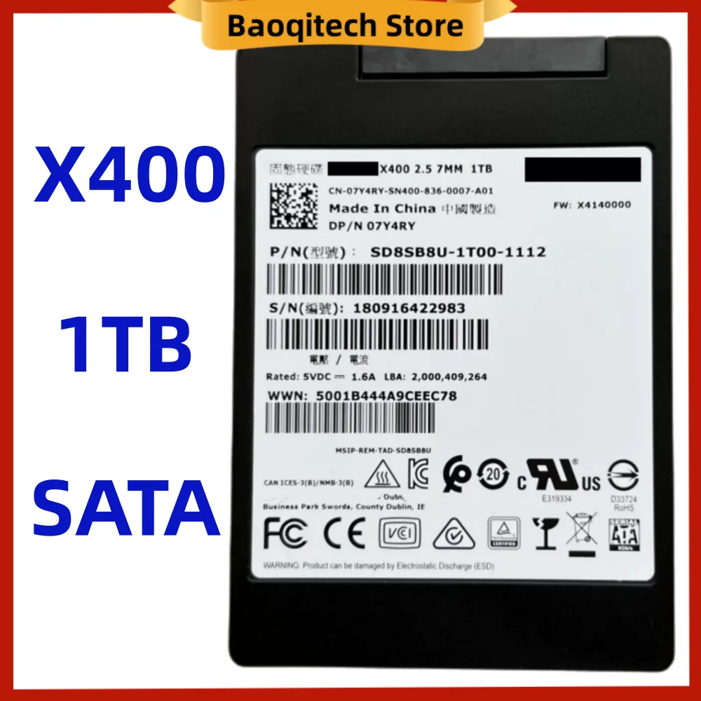 X400 1T solid-state drive sata3 interface with 2.5-inch independent cache 1GB TLC particles FOR Sandisk