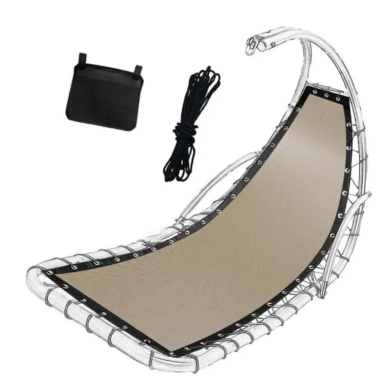 Hochwertiges Ersatzstoff-Liegestuhltuch für Outdoor-Schaukelstuhl und Hängematte, wetterbeständig, leicht zu reinigen, D2RD – Detail 8