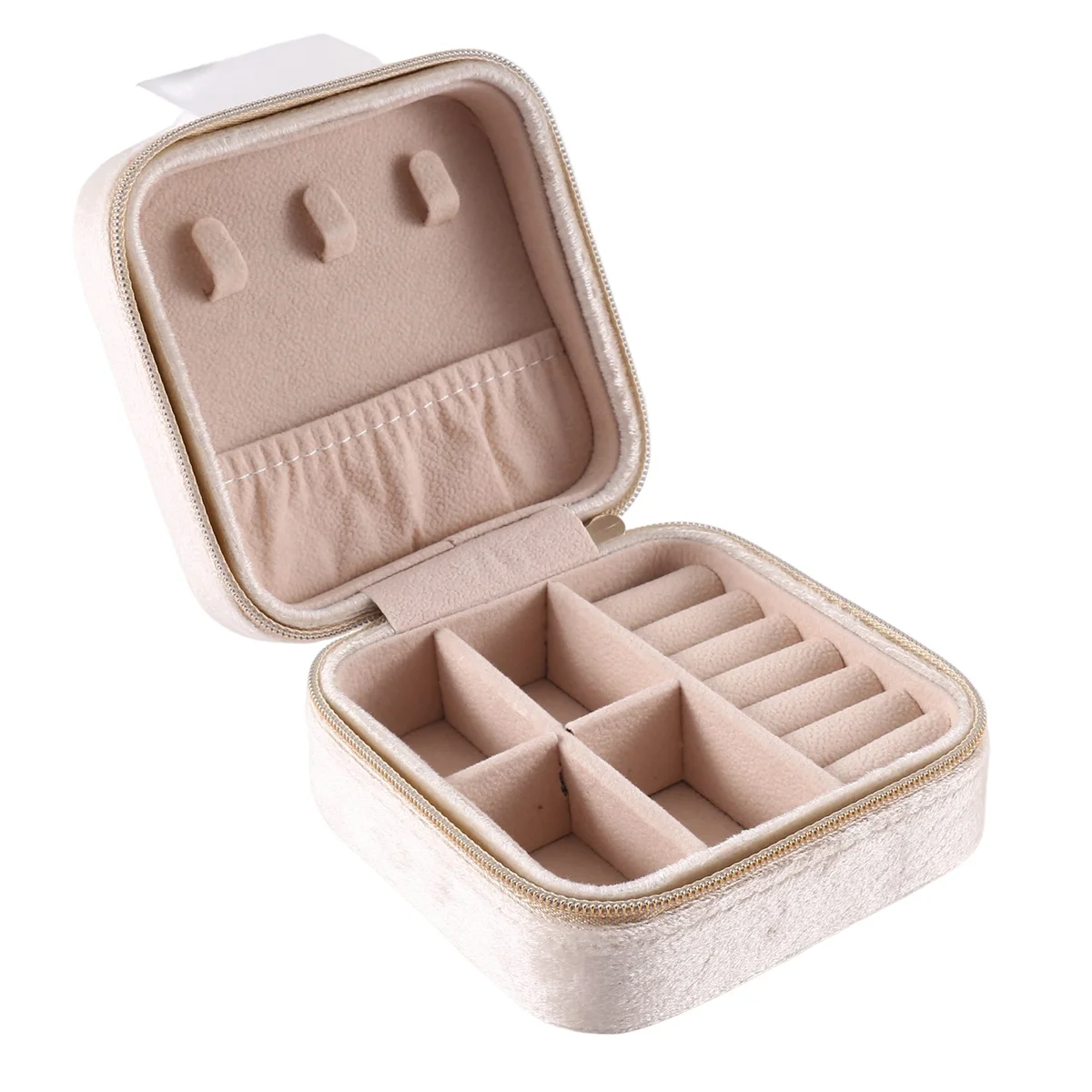 

Ювелирный органайзер для путешествий, маленькая шкатулка для драгоценностей для женщин, чехол для сережек B