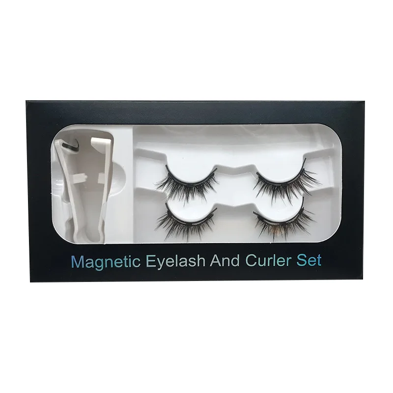 Magnetische falsche Wimpern Zweipar-Set, dreidimensionale Simulation natürlicher magnetischer Wimpernhersteller im Großhandel