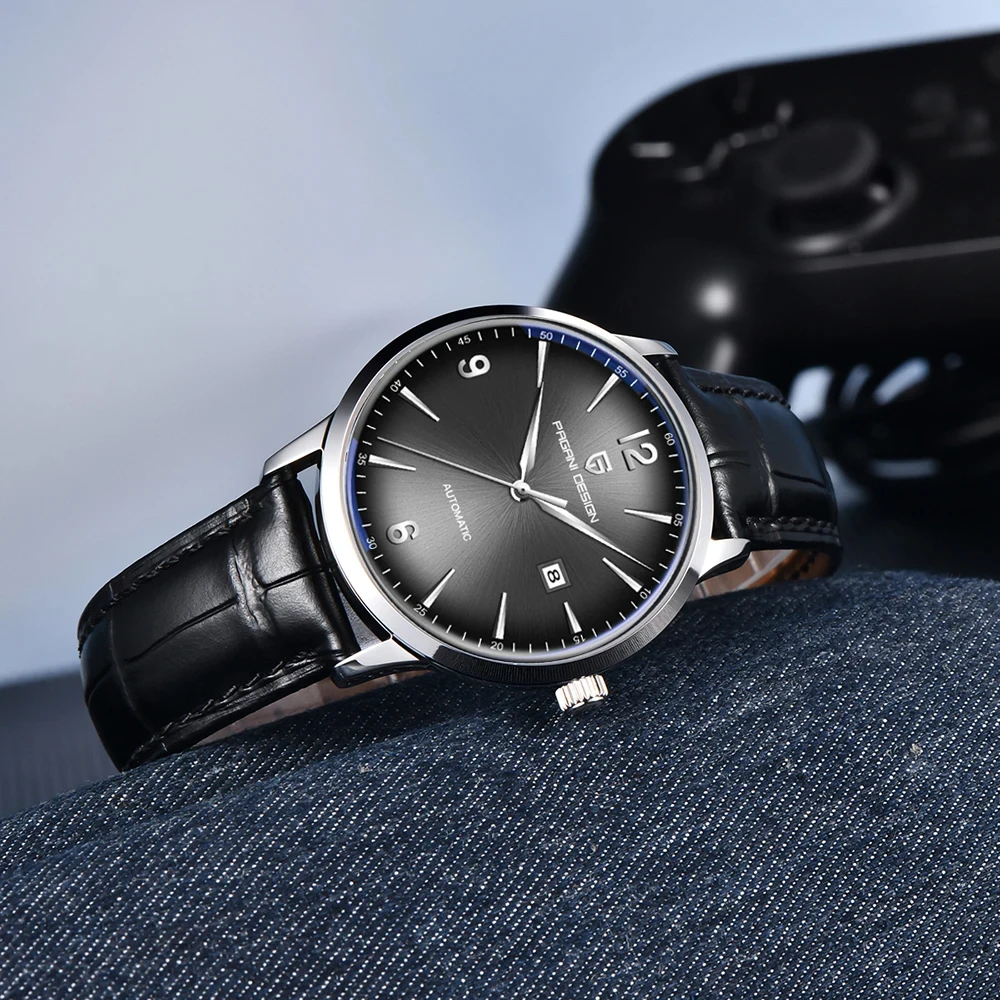 2026 New PAGANI DESIGN Business Automatic Mechanical Watch Sports Leather Date Watch Waterproof Simple Gift Watches for Man