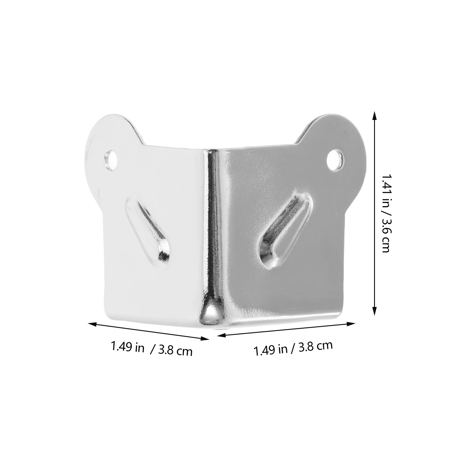 12 قطعة حماة الزوايا المعدنية 34 مللي متر ثلاثة شقوق حافة الحرس لصناديق الأدوات حالات الطيران خزائن المتكلم صندوق قوي مقاوم للماء
