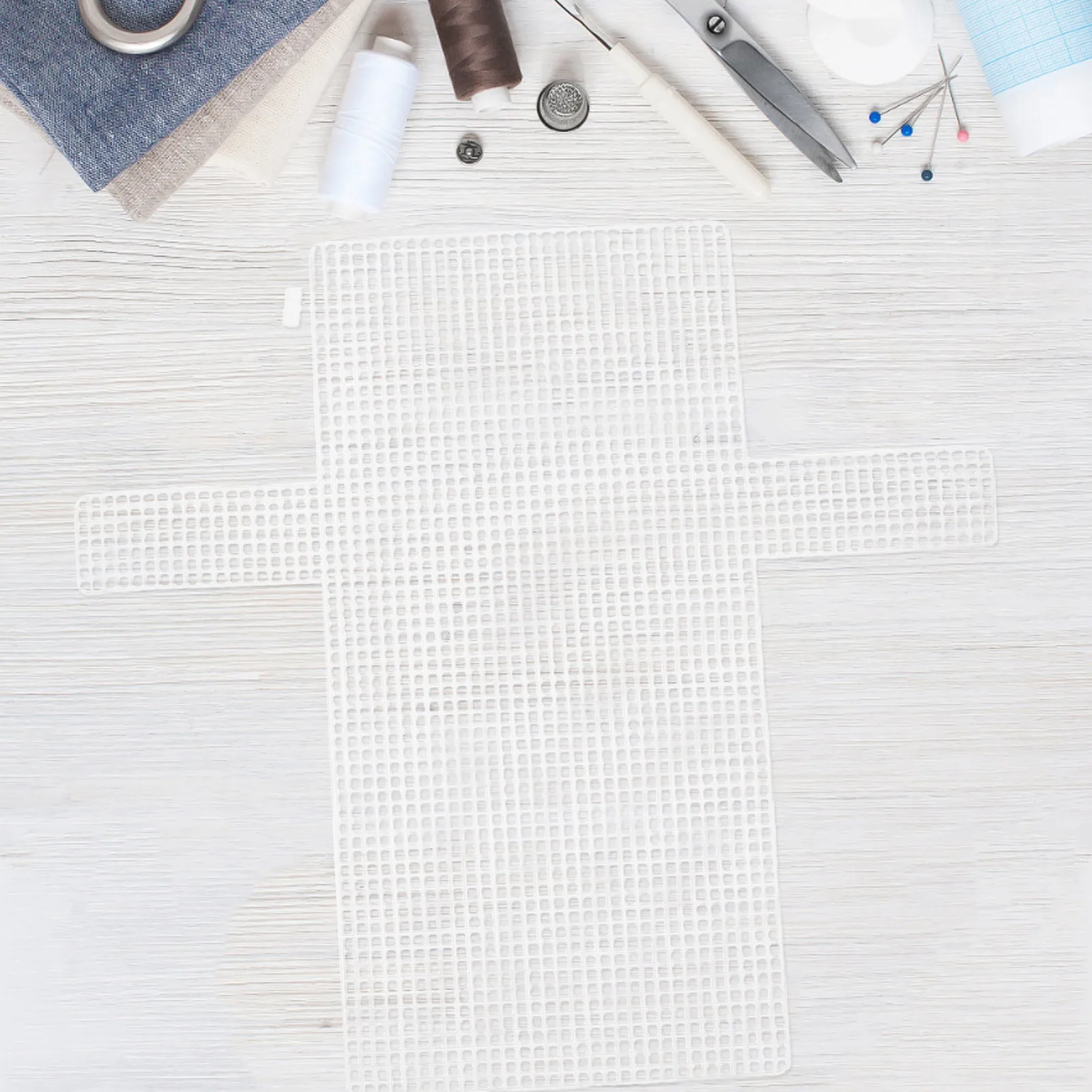 10 قطعة من أوراق القماش الشبكية البلاستيكية الشفافة المتينة DIY بها بنفسك حقيبة صنع المواد صياغة عدة مستلزمات الحياكة الكروشيه الغزل