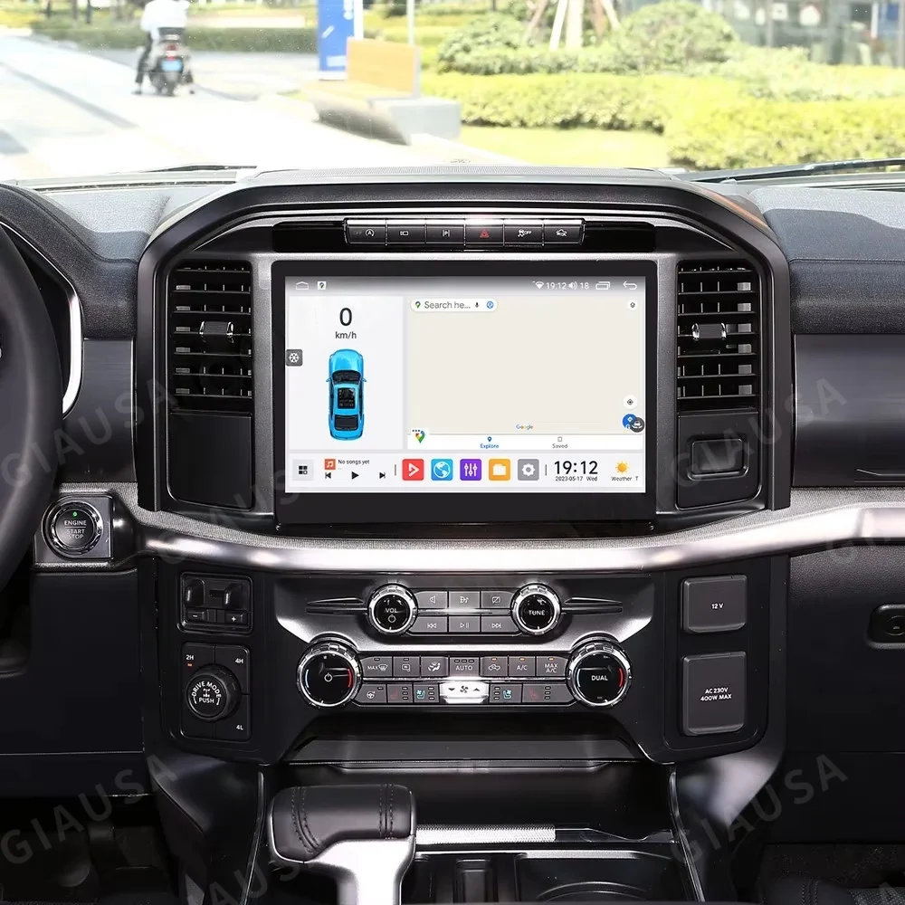 Carplay شاشة ذكية راديو السيارة لفورد F150 2021-2024 أندرويد 13 السيارات لتحديد المواقع والملاحة الوسائط المتعددة ستيريو استقبال IPS رئيس وحدة