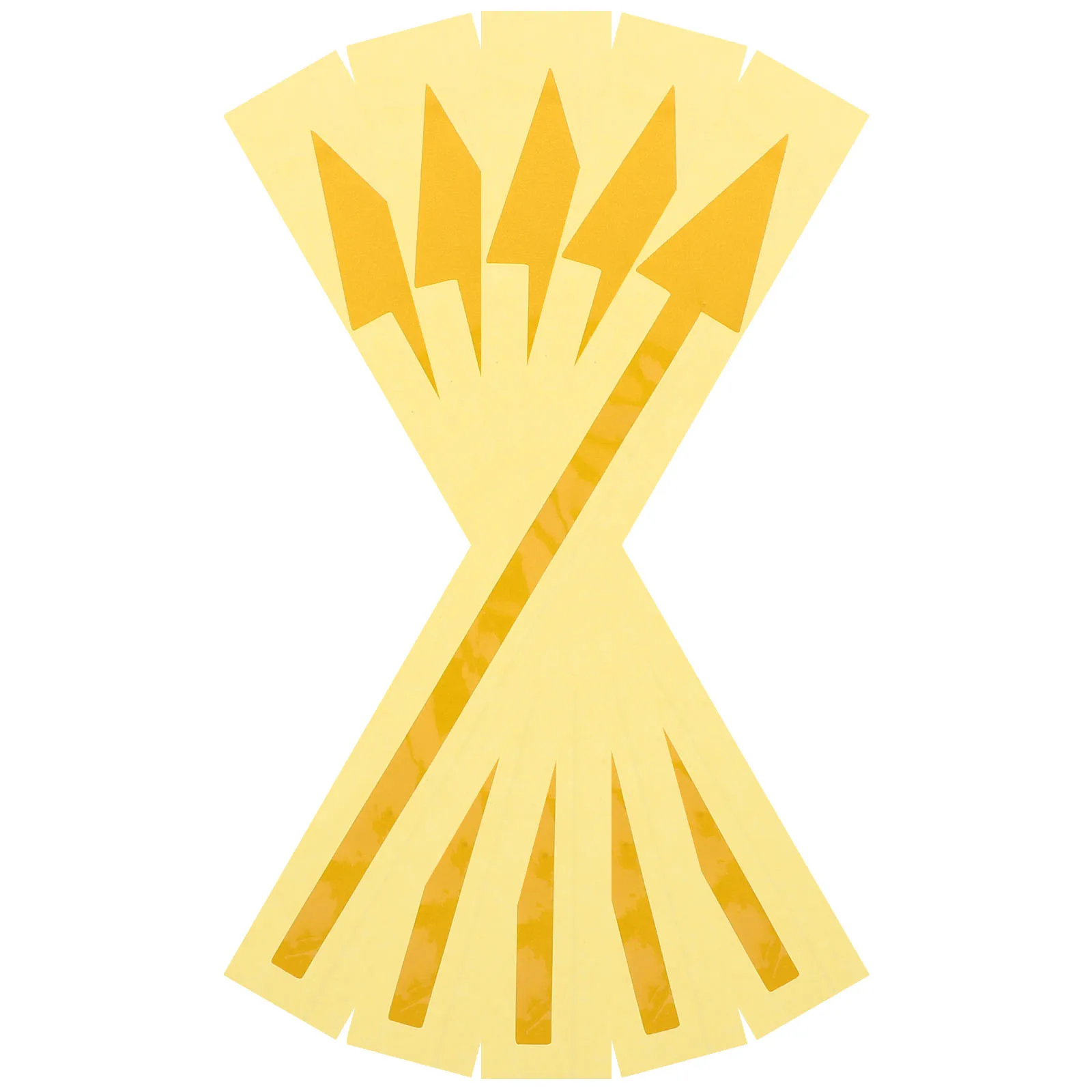 

5 шт. светоотражающая наклейка со стрелкой для почтового ящика, большие водонепроницаемые наклейки, направленные напольные наклейки