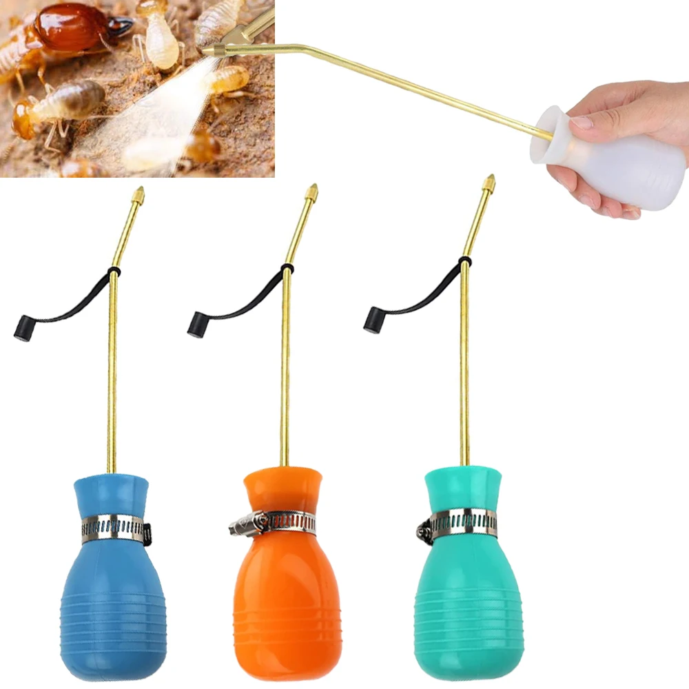 Garden Bulb Duster Powder Sprayer for Termite Killer Diatomaceous Earth Pest Control Repellent for Furniture And Plant Care