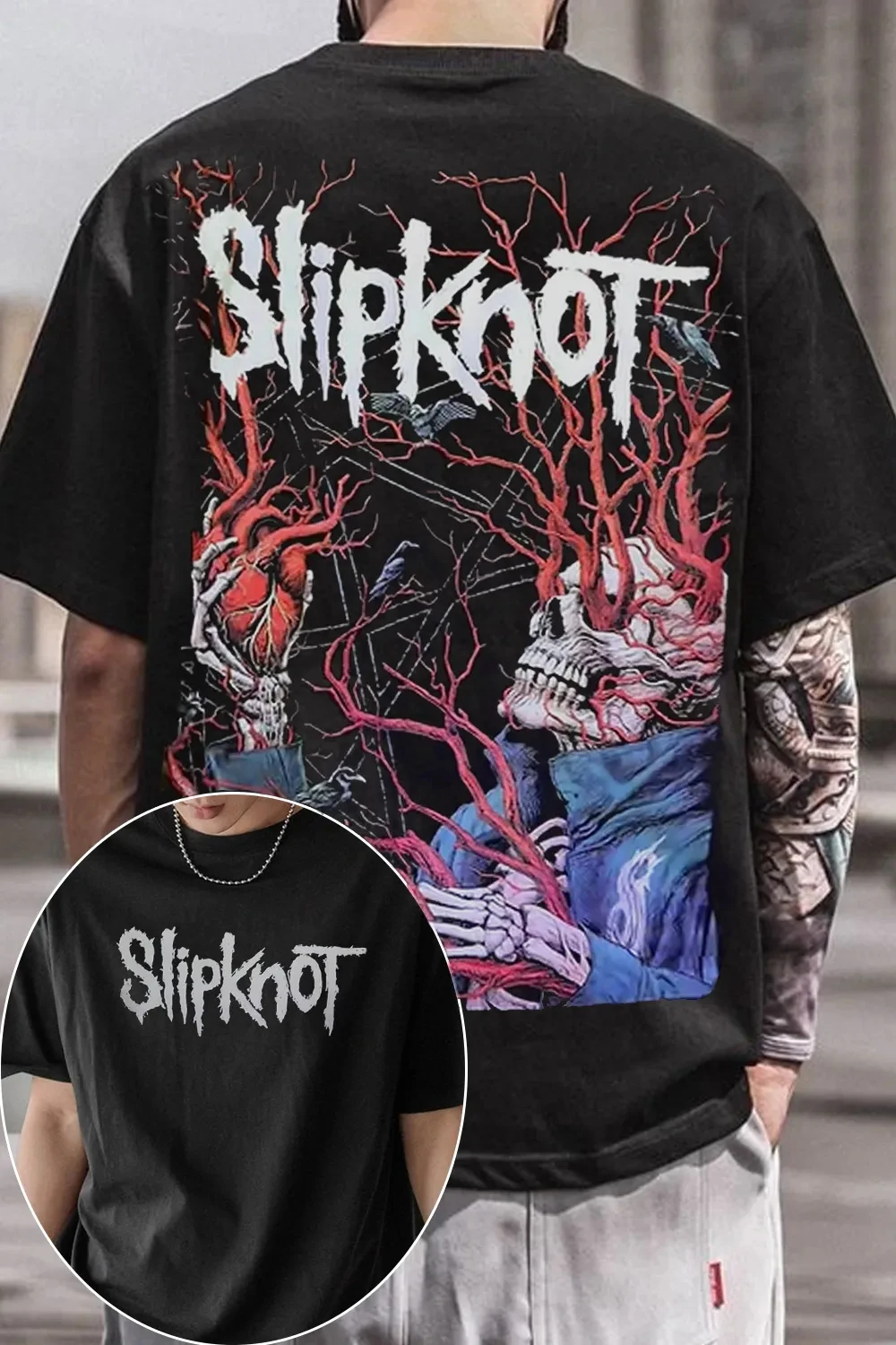 Limited 2026 Slipknot Band Printed Cotton T-shirt Men's Summer Casual Top Short Sleeve Classic Male Women Tee Unisex