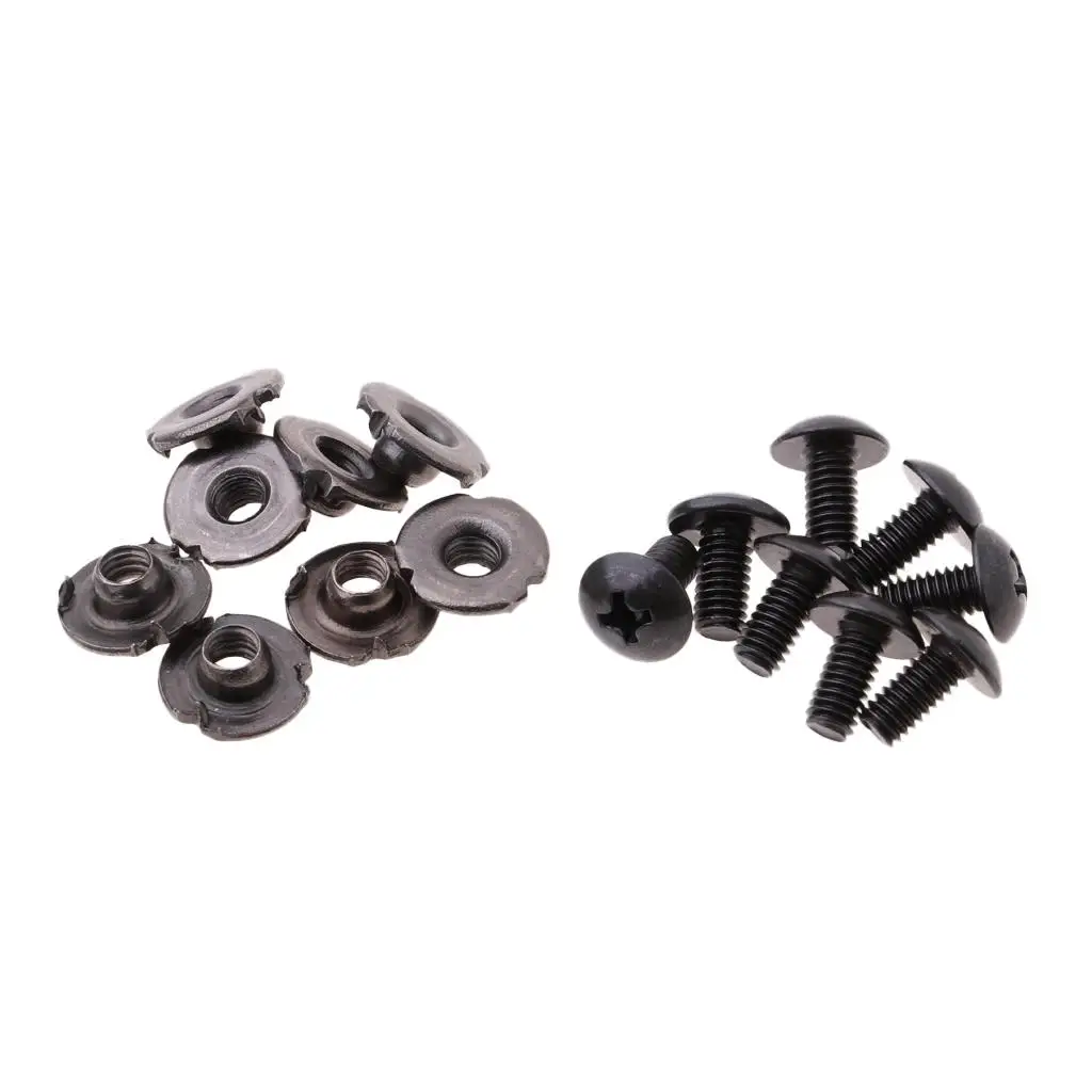 8 Pairs Inline Roller Skate Replacement Repair Mounting Screws Nut Part