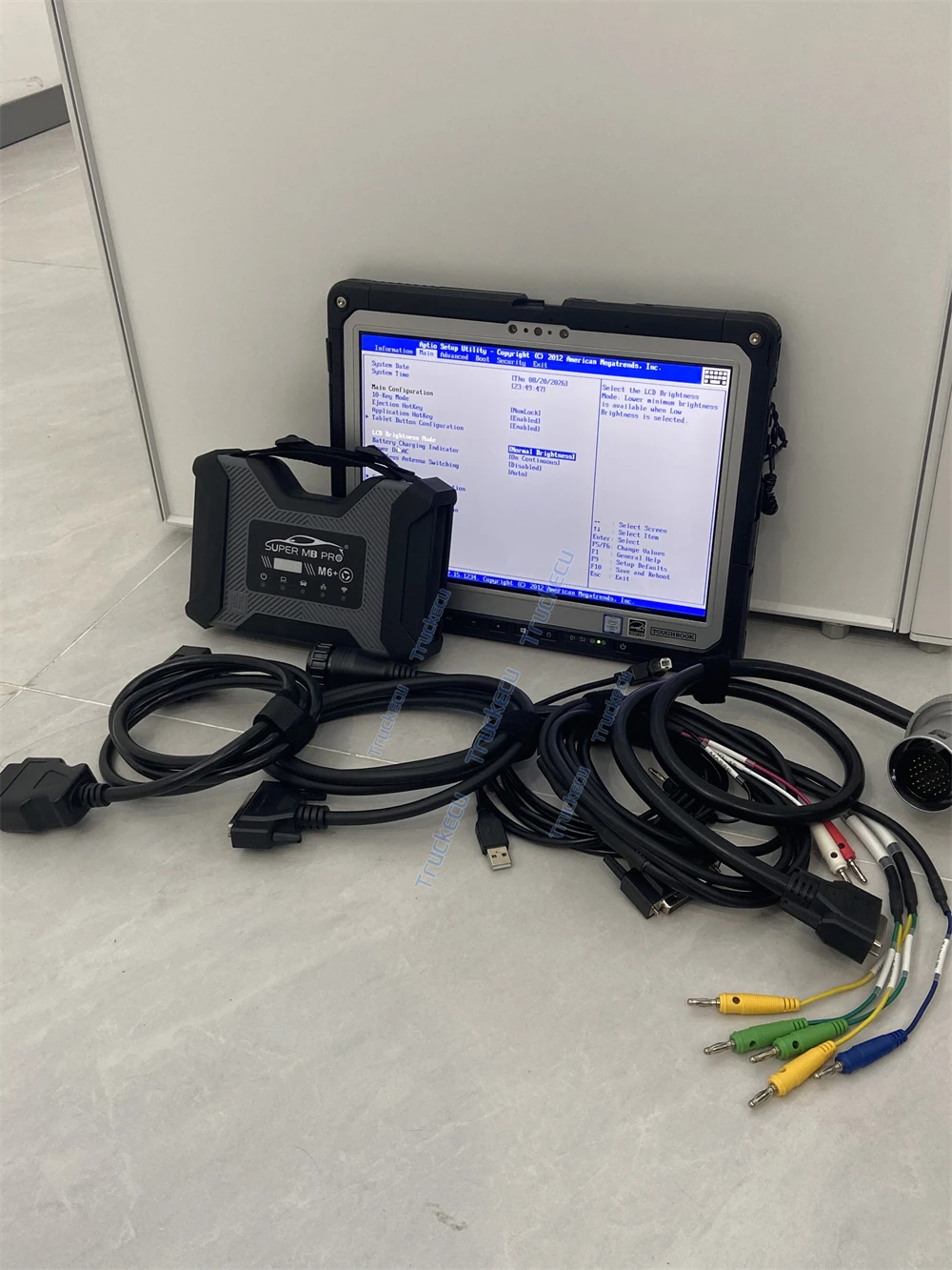 MB STAR M6 Multiplexer for Benz mb SD Connect COMPACT M6 xentry das wis epc For Benz truck car diagnostic tool+CF33 tablet