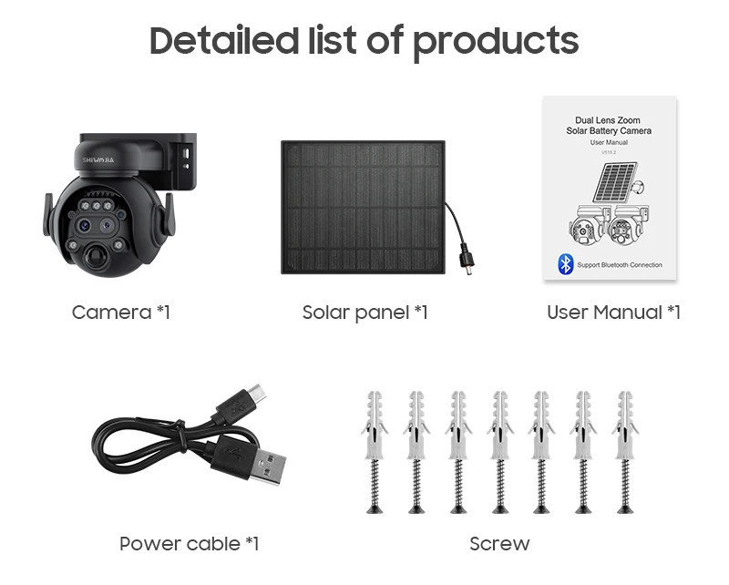 SHIWOJIA 4K 8MP 12X Zoom 4G Solar Security Cameras Wireless Outdoor 360° View Animal Monitoring Camouflage Color Battery PTZ Cam