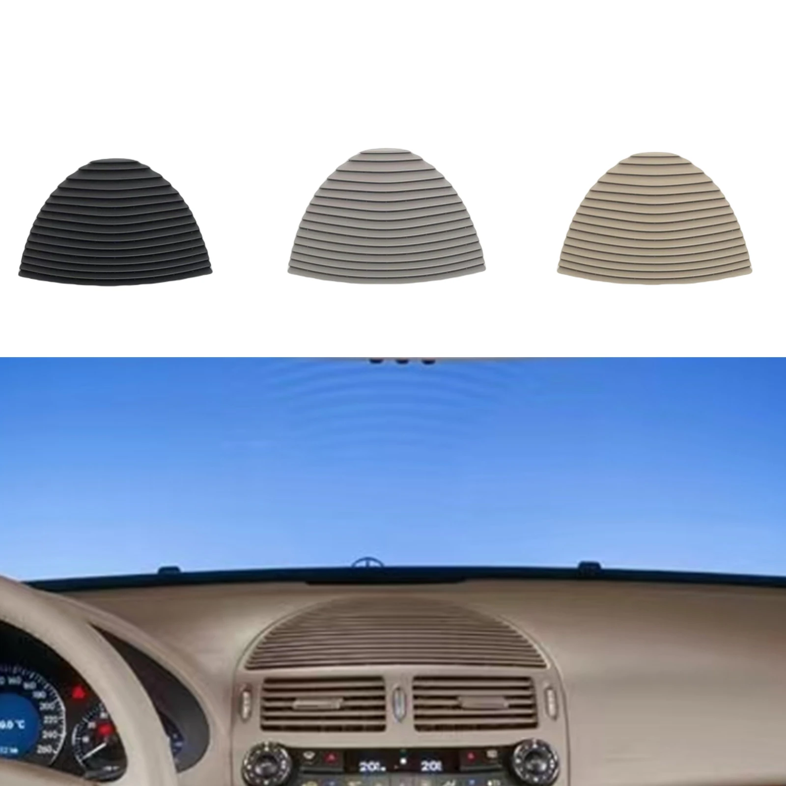 

1 шт. Накладка на верхний центральный воздуховод/динамик приборной панели для Mercedes-Benz E-класса W211 2003-2008 годов