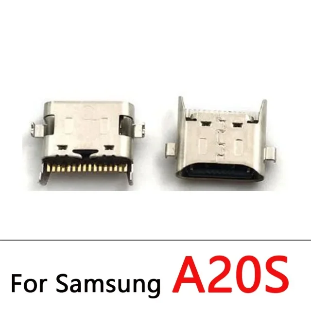 10-100PCS New USB Plug Charging Port Connector Socket For Samsung A21 A215 A215U A215F A20S A207 207F A2070 Repair Part