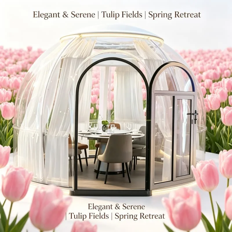 Sale Starry Sky Room Mini Independent Sunshine Bubble Dome Glass Cabin for Outdoor Application Romantic for Villas or Hotels