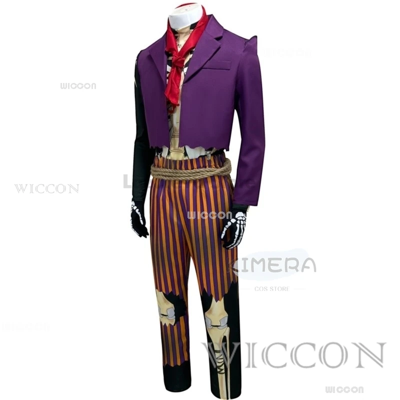 Anime Hector Rivera Cosplay Costume Great-grandfather Outfits Man Halloween Cosplay Coco Cosplay Suit Skeleton Clothing