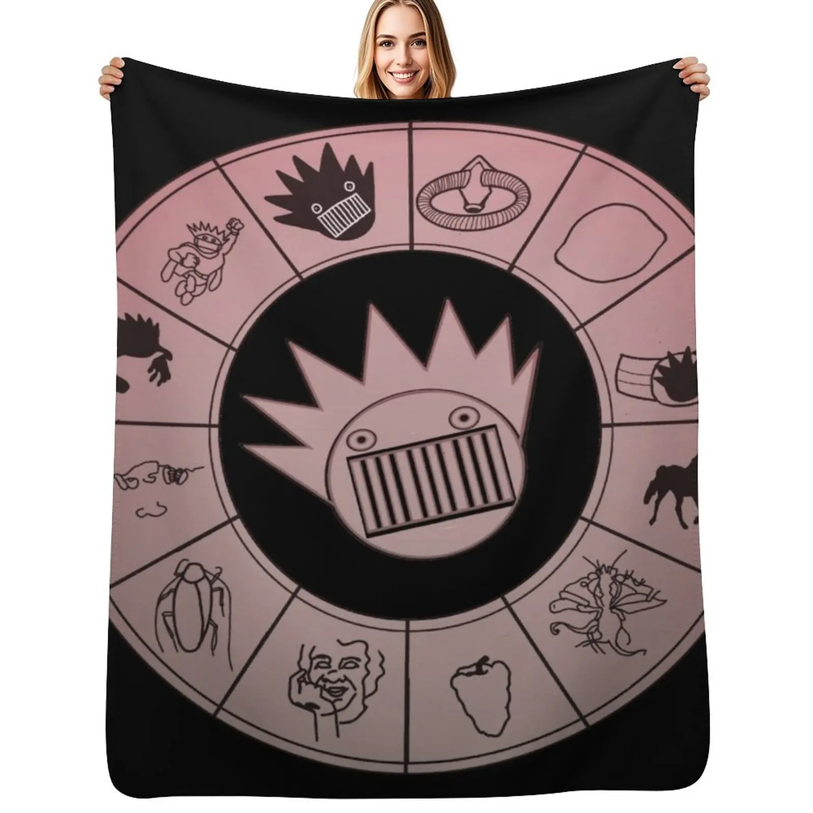 

Boognish Rising Throw Blanket Fashion Sofas christmas gifts blankets and throws Bed linens Blankets