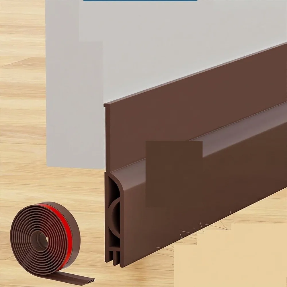 1pc Door Bottom Seal Strip Door Gap Blocker Sealing Strips Soundproof Wind Protection For Bedroom Door Dust Water Isolation
