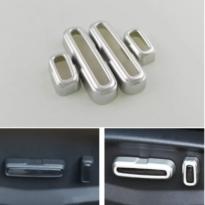 ABS Chrome Interior Car Seat Handle Cap Cover Trim For Honda Avancier 2017