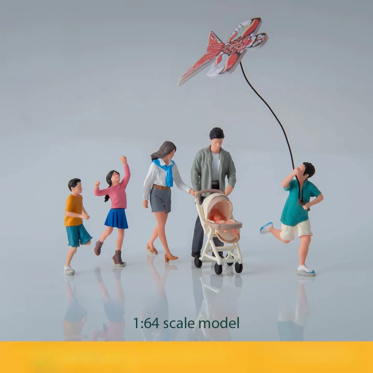 【preordine】modellino-in-resina-1-64-go-hiking-enjoy-fun-and-fly-kites-per-collezione-esposizione-e-regalo