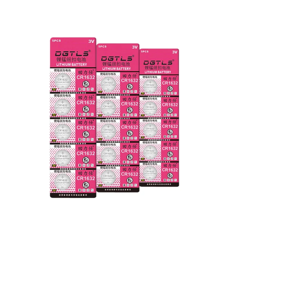5-50PCS 3V CR1632 Battery CR 1632 Lithium Battery DL1632 BR1632 KCR1632 ECR1632 Automotive Remote Control Toy Button Battery
