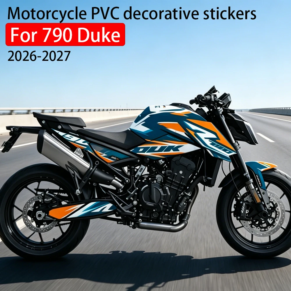 For 790 Duke 2026- Motorcycle Full-body protective decal kit For 790Duke Waterproof scratch-resistant Paint protection stickers