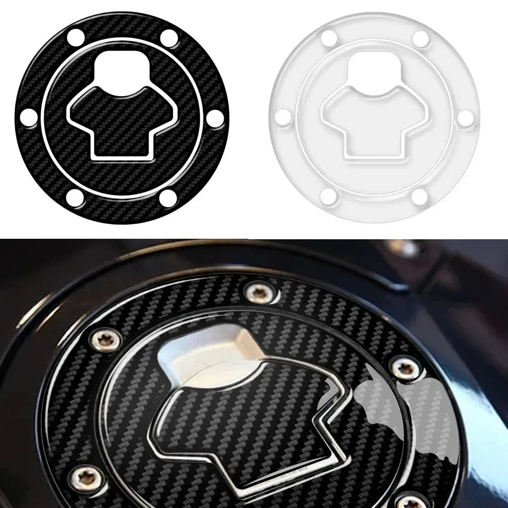 

For BMW Models Up To 2006 (6 Holes) 3D Transparent Motorcycle Fuel Cap Protection Sticker