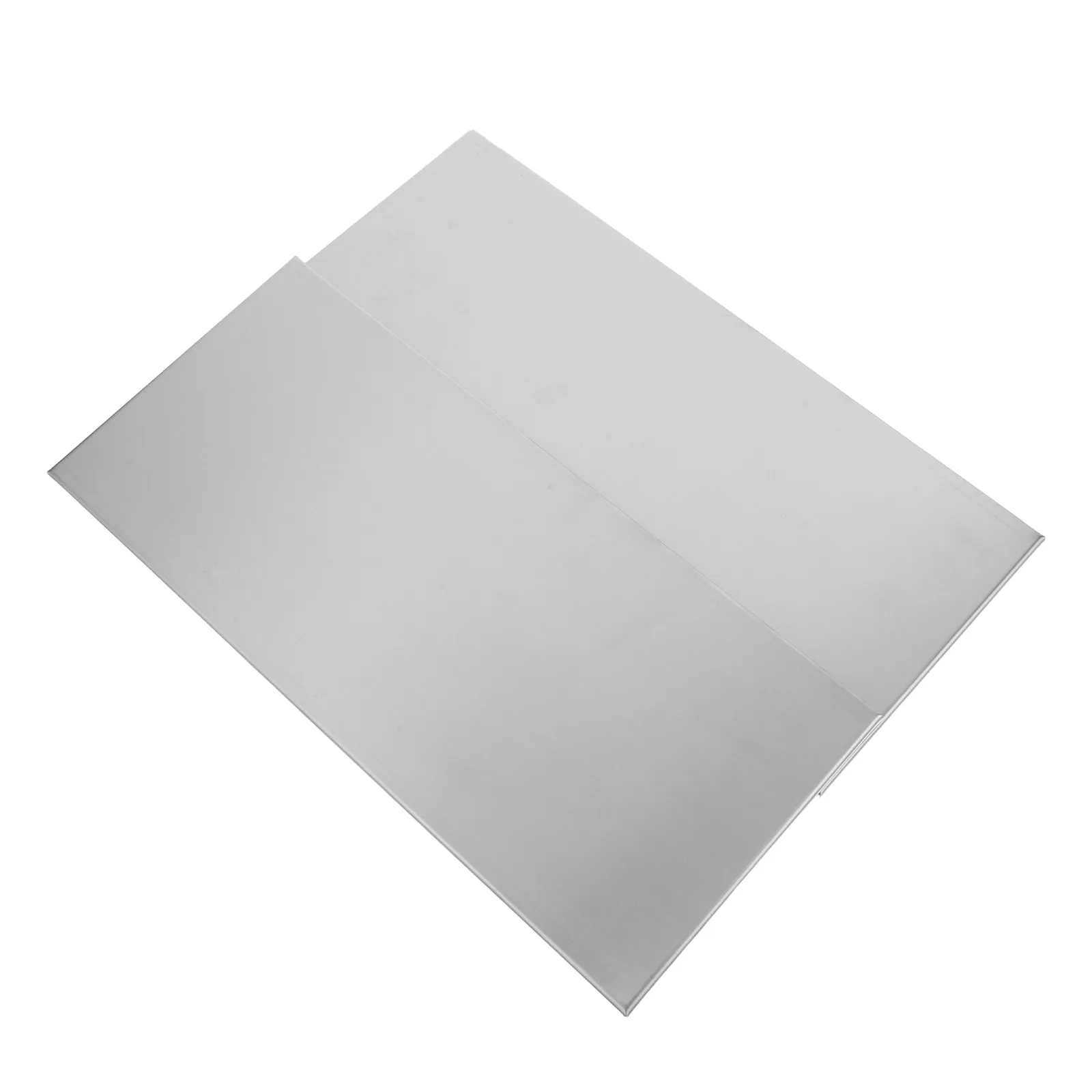 

2Pcs Metal Blank Door Sign Plate Brushed Stainless Steel Adhesive Office Name Plate 25x11cm for Wall Door Hotel School Hospital