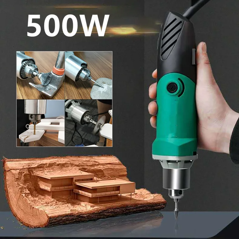

500W Power High Speed Electric Grinder Engraving Electric Grinder Impact Electric Drill Power Tools Electric Drill Hand
