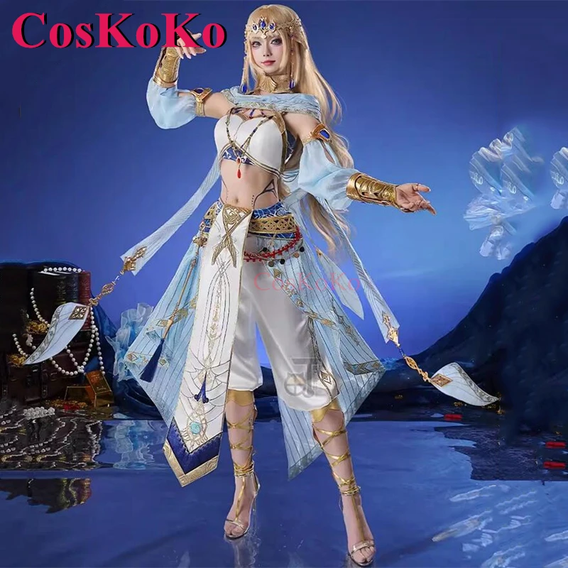 CosKoKo Leading Lady Cosplay Game Love And Deepspace Costume Tidal DreamIsland Skin Dress Halloween Party Role Play Clothing New