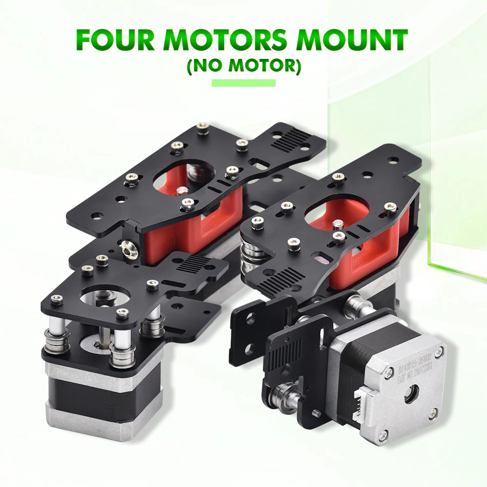 For vorons 3D printer QUADXY awd upgrade aluminum CNC AWD mod upgrade kit for voron-2.4 NEMA14 /17 stepper Motor