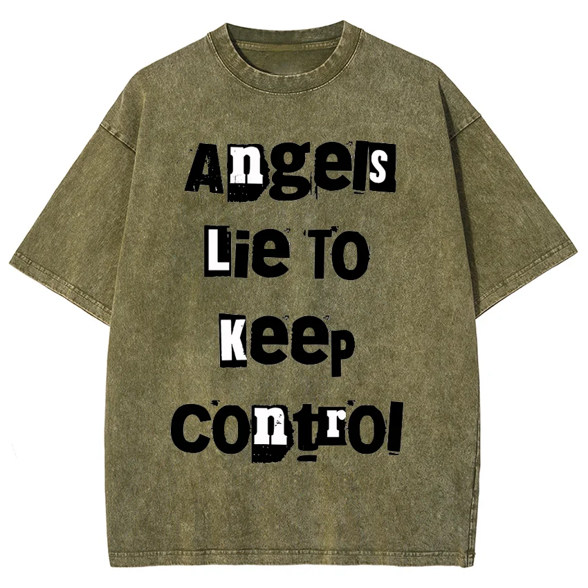 Stylish Simple Letter Print T-Shirt High Gram Weight Round Neck Shoulder Pullover Designer New Trendy Short Sleeves