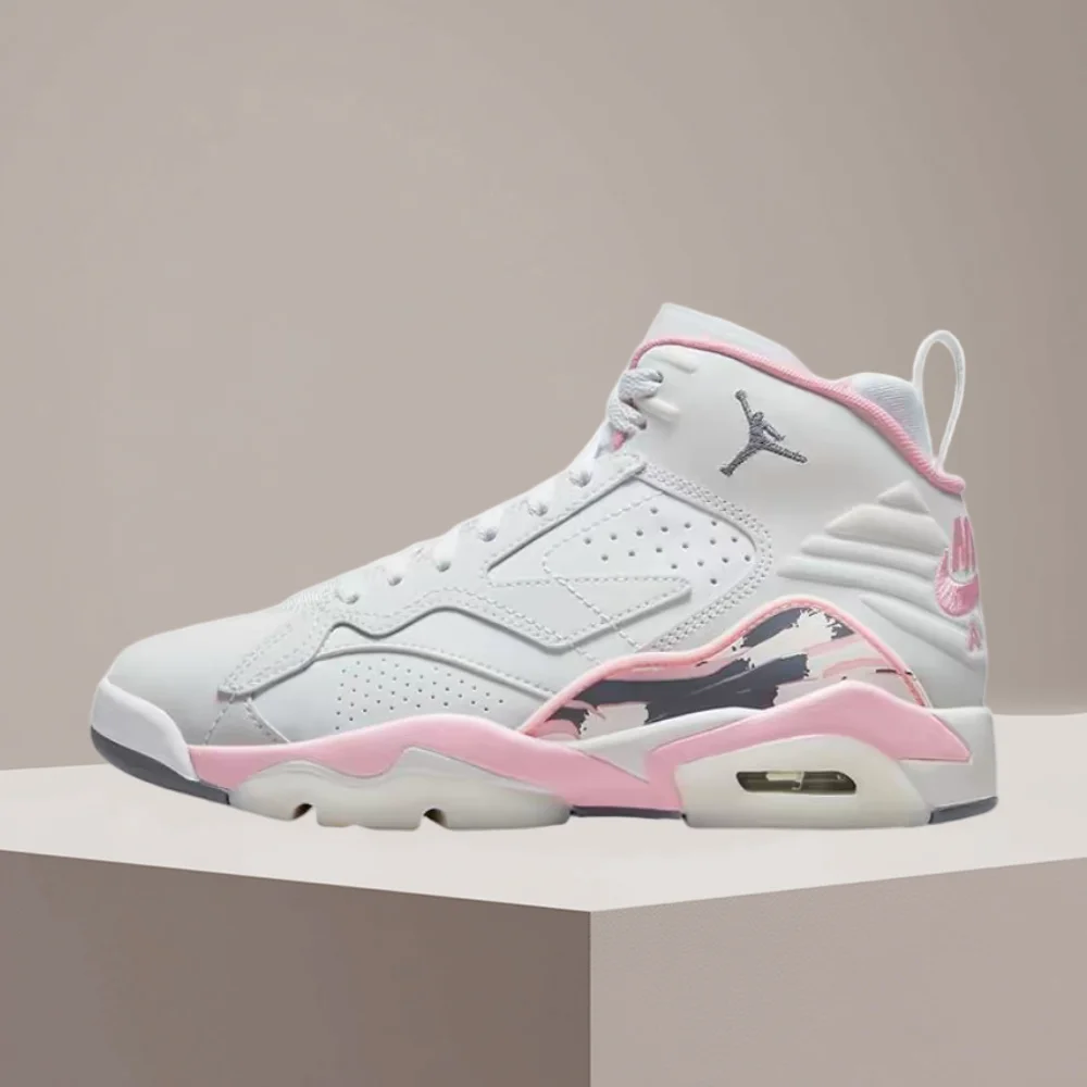 Jordan Jumpman MVP ShyPink Women's High-Top – White/Pink, Breathable Upper, Cushioned Support & Long-Lasting FB9019-106