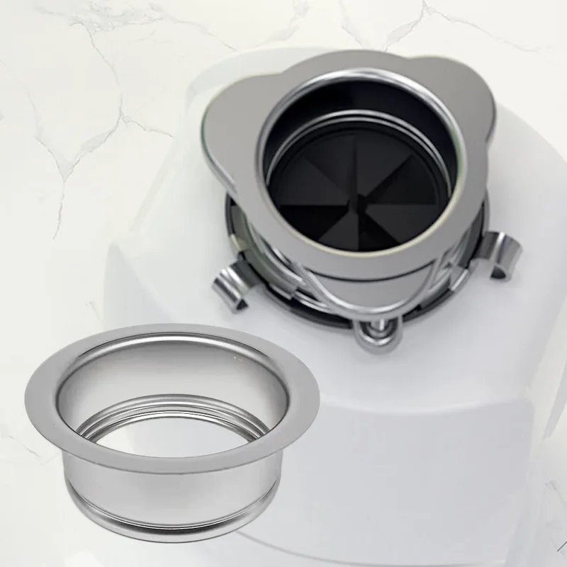 Stainless Steel 3 Point Sink Flange For Food Waste Disposer Garbage Drain Fitting Kitchen Sink Accessory Replacement Part 110mm