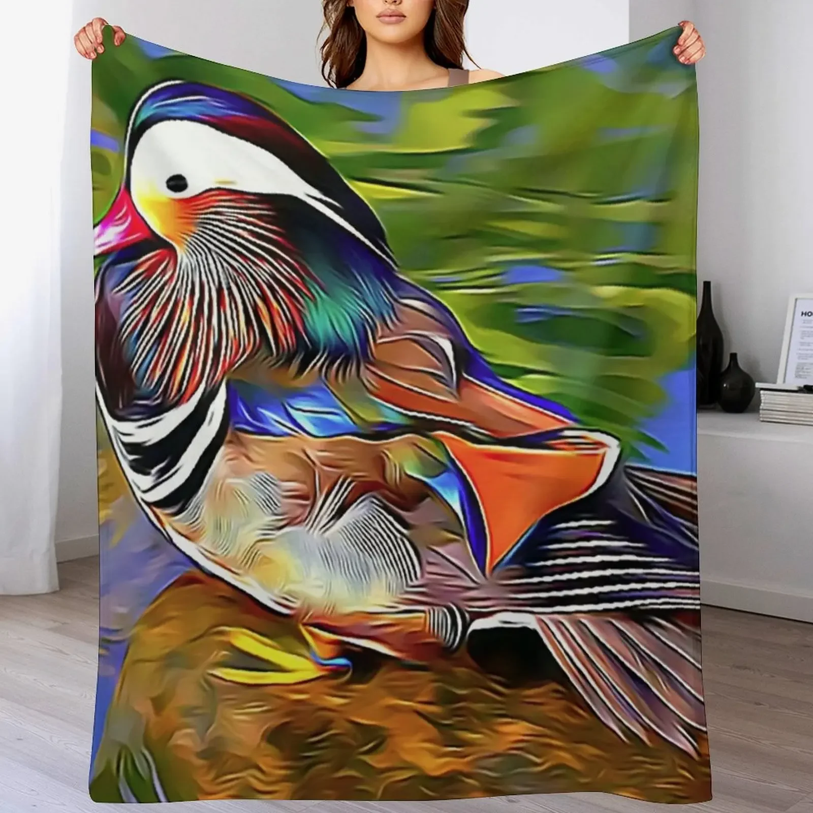 Die Mandarin Duck Überwurfdecke Furrys Luxusdecken