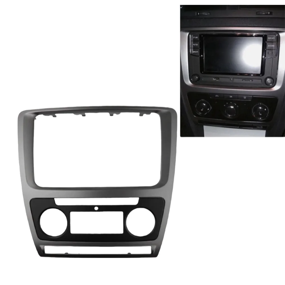 

Grey Car Stereo Radio Facia Panel For SKODA For Octavia Dashboard Video DVD Player Panel Frame Mounting Trim