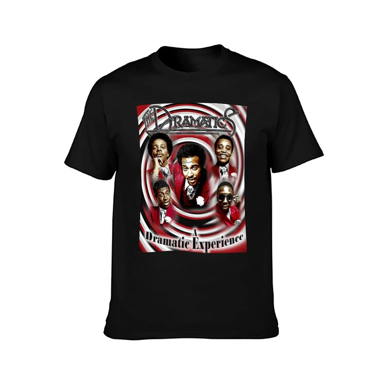 The Dramatics A Dramatic Experience D-8 Poster T-Shirt, Summer Casual Cotton Tee, Oversized Streetwear Tops, Unisex Men Women