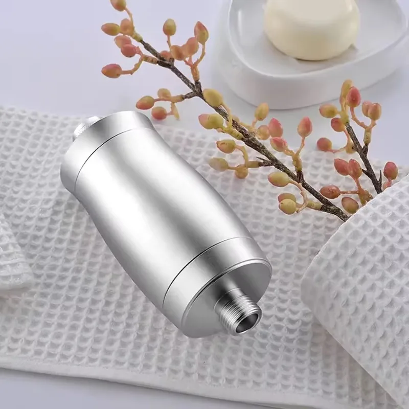 2026 Hot Sale Shower Water Filter Head Chrome Plated Shower Filter