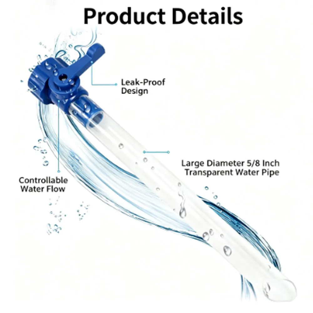 RV Water Tank Filler Helps Fill Your Water Tank Feature With Shutoff Valve 5/8