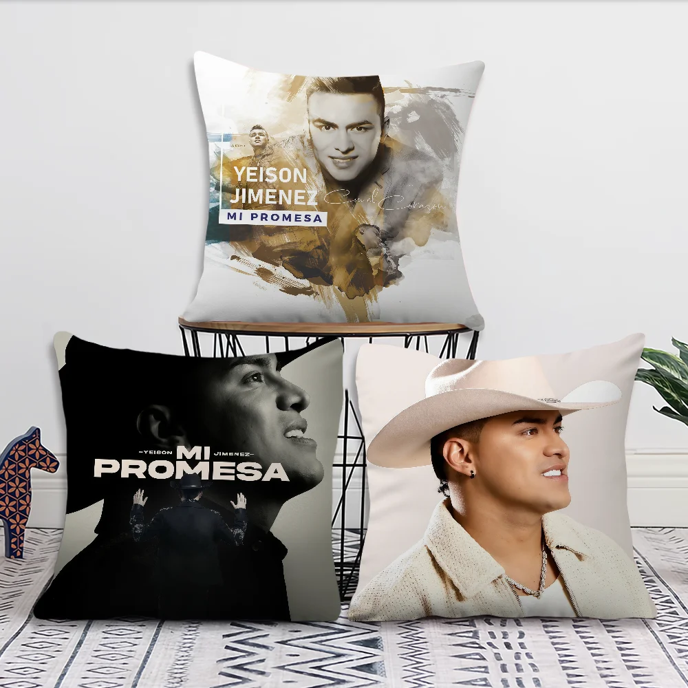 Y-Yeison J-Jimenez Singer Mi Promesa cushion cover For Pillow Printing Sofa Decoration Home Car Room Office Nordic Simplicity