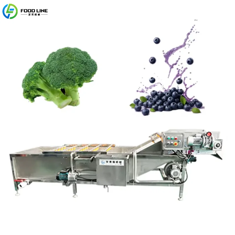 

Customized Industrial Fruit and Vegetable Washing Machine Stainless Steel Bubble Cleaner Sprinkler Device