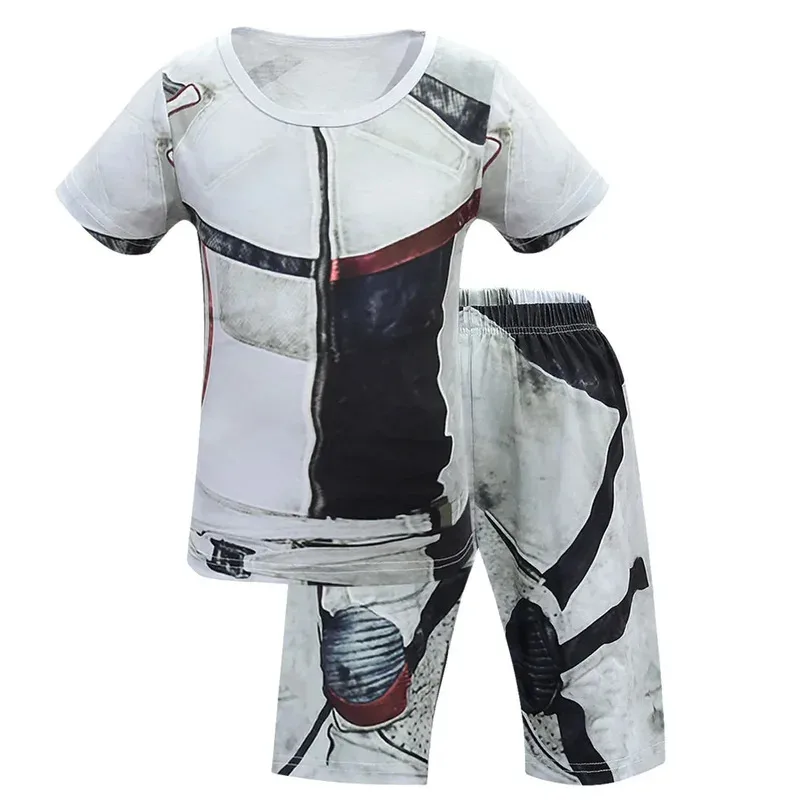 25COSKids disfraz de Halloween Descendientes 3 disfraces de Jay Carlos Cosplay trajes de fiesta divertidos mono para niños camiseta + Pantalones niños Clo