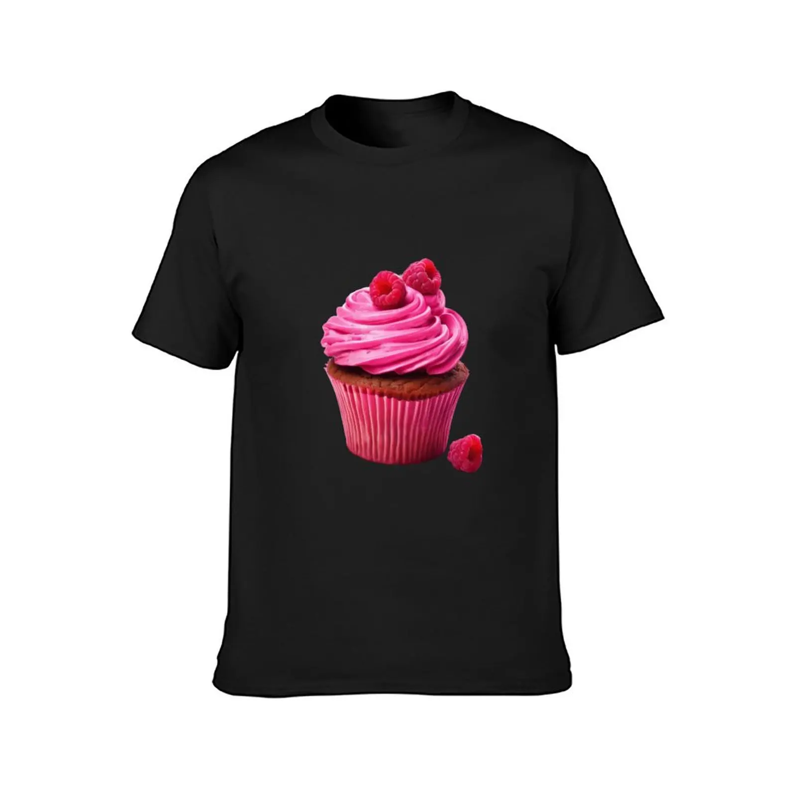 Cupcake for real Baking Lovers, sugar frosting, food T-Shirt vintage clothes customizeds t shirt for men