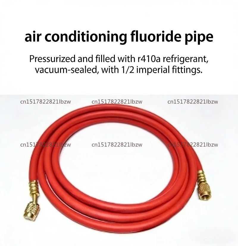 Air Conditioner Fluoride Pipe, High Pressure Resistant Hose R410 R22 Vacuum Pressure Refrigerant Snow Liquid Pipe
