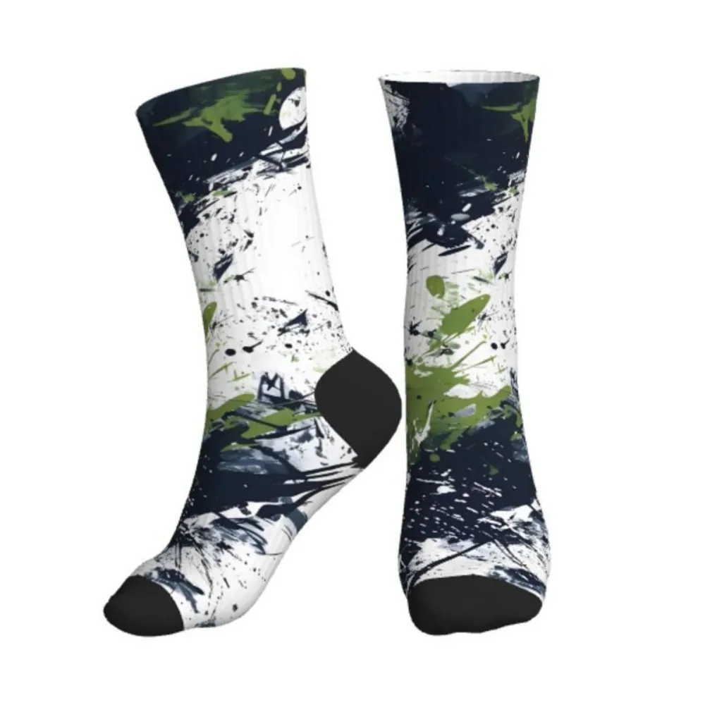 

Soft Cotton Couple Socks Moisture Wicking Breathable Sport Socks Anti-Slip High Elasticity Tube Socks Outdoor Sport