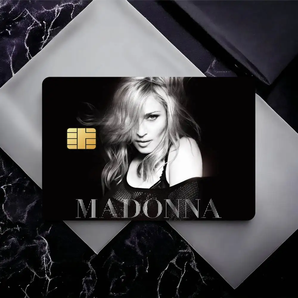 Singer M-Madonna Credit Card Skin Stickers for Bank Card Bus Metro Card Sticker Waterproof Gift
